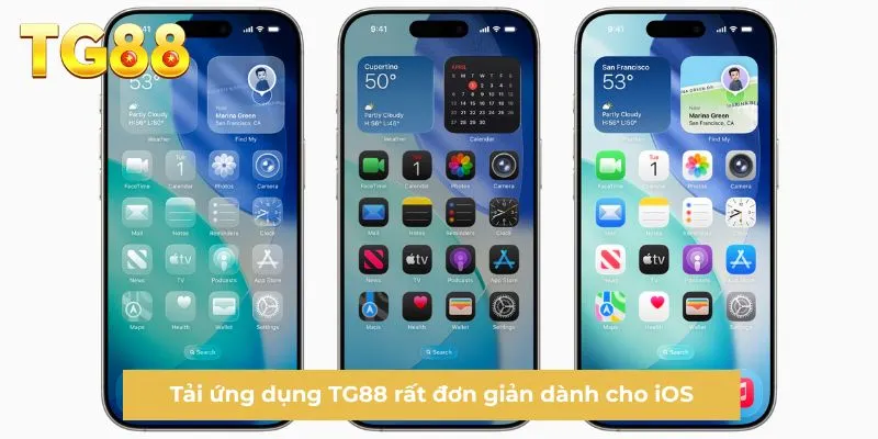 Tải ứng dụng TG88 rất đơn giản dành cho iOS